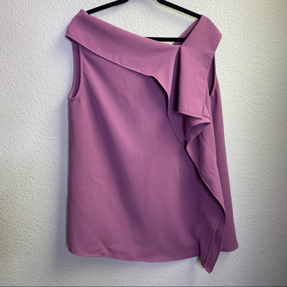 Thayer mauve asymmetrical dress